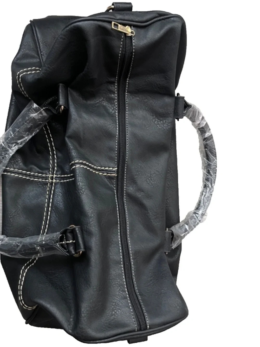 RARE Alfa Duffle Bag A5032 (Black, Stitched)